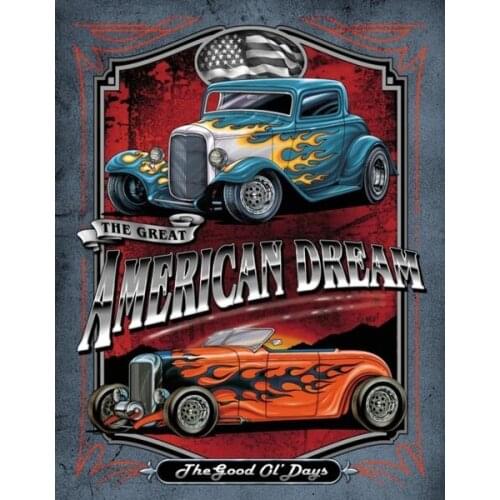 Legends - American Dream Metal Tin Sign