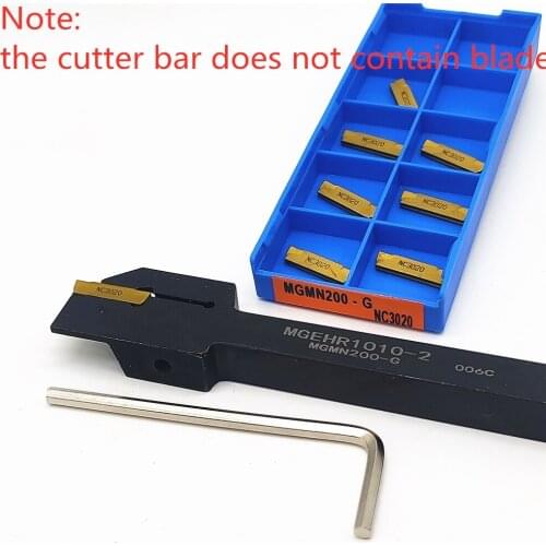 MGEHR / MGEHL 1010 / 1212 / 1616 / 2020 / 2525-2 outer circle slotting cutter bar+MGMN200 G NC3020 PC9030 Slot blade