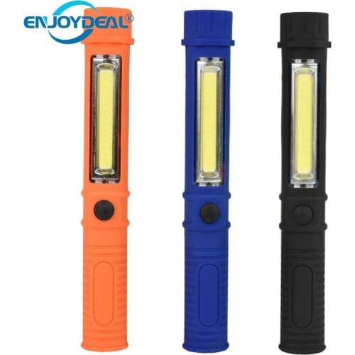 Multifunction Portable COB Lamp Outdoor Camping Work Light Inspection Light Super Bright Flashlight Torch Penlight W/Magnetic