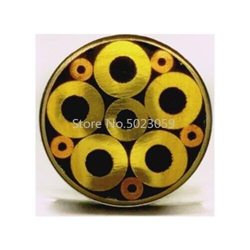 6mm Diameter DIY Knife Shank Mosaics Pin Rivets 9cm Length Nail Brass Tube+steel Tube #615