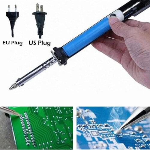 Pen Desoldering Pump Soldering Tool Handheld Electric Desoldering Pump Tin Suction Sucker With PCB Board Nozzle Cleaner