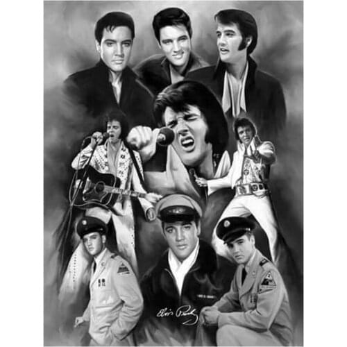 New Diamond painting Elvis portrait collection Pattern 5d full square / round resin mosaic crafts embroidery stickers