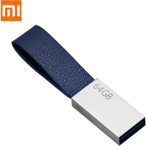 Original Xiaomi U Disk Metal Flash Drive 64GB USB 3.0 High-speed Transmission Metal Body Compact Size Protable Lanyard Design