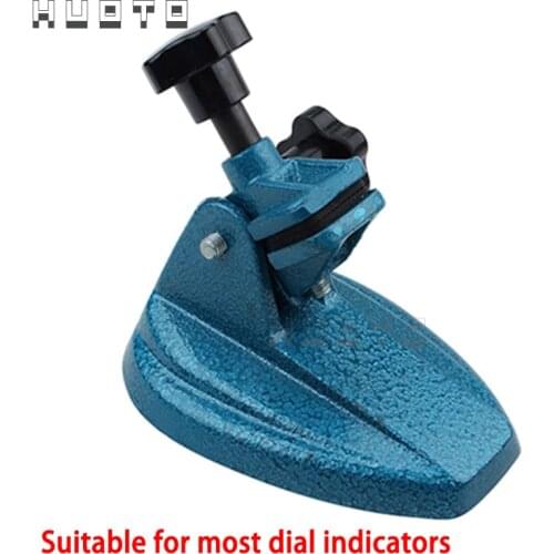 Micrometer stand indicator stand Micrometer Caliper Base Stand Bench Vise Fixed Clamp Measuring Tools Iron Bases 90 Degree Flip