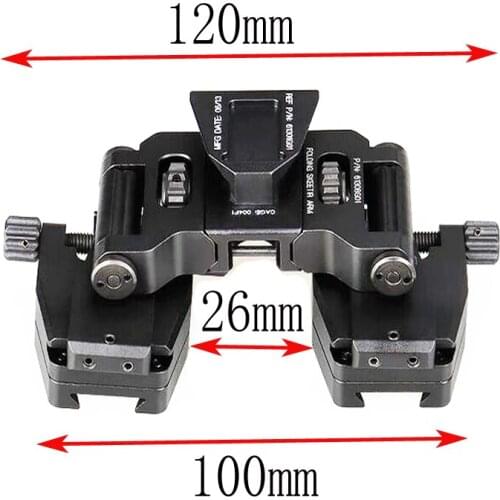 Tactical Metal Arm Bridge Bracket Binocular Bridge Mount Aluminium Alloy Night Vision Arm For AN / PVS-14
