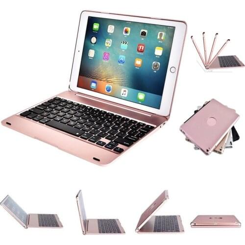 Slim Portable Wireless Bluetooth Keyboard For Apple iPad Air / Air 2 / Pro 9.7'' / New iPad 9.7 2020 with Hard Case Cover