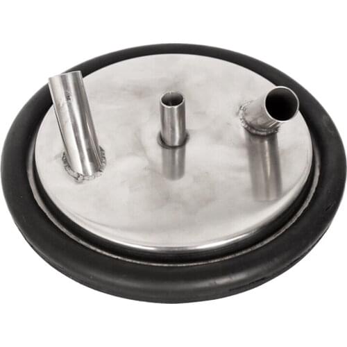 Stainless Steel Bucket Pail Dog Farm Water Milk Feeding 3 Open Lid