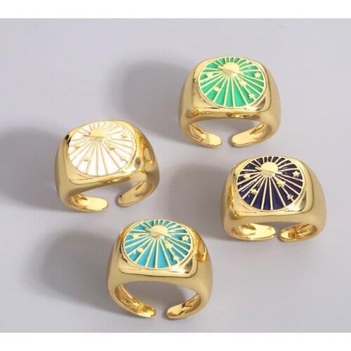 YVIESIO JEWELRY ACCESSORIES Big Rings