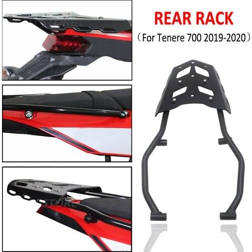 Tenere 700 NEW Rear Luggage Rack Motorcycle Accessories Top Case Rear Rack Carrier For Yamaha XT700Z XTZ700 Tenere700 2020 2019