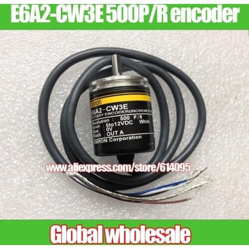 1pcs E6A2-CW3E 500P/R encoder for Omron / incremental rotary optical encoder / encoder for Freescale smart car