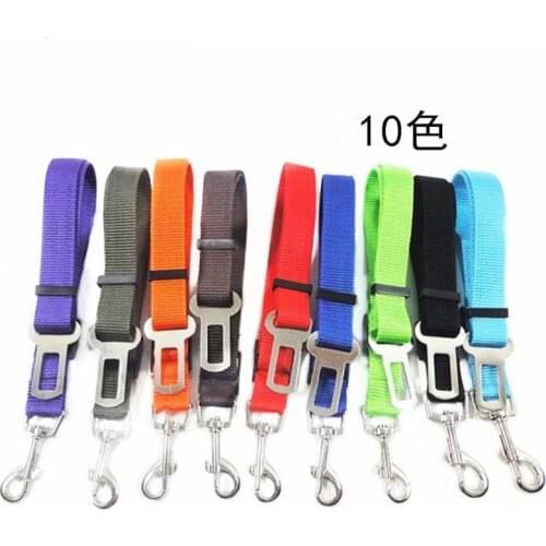1PC Pet Car Seat Belt Dog Seat Belt Dog Leash Traction Belts Cushioning Elastic Reflective Safety Rope Vehicle Auto Safety Rope