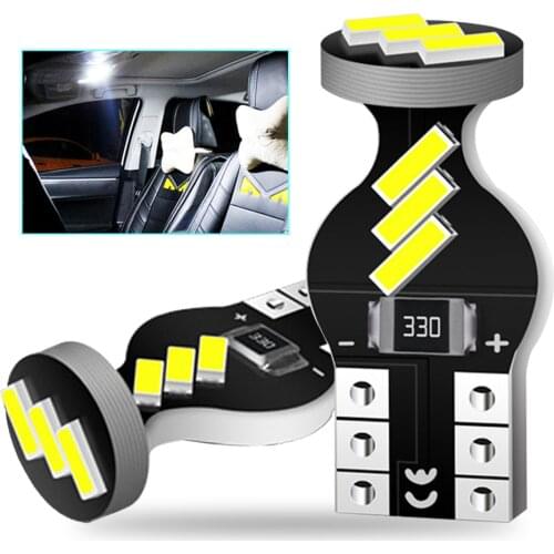 2Pcs T10 W5W 194 LED Bulbs Car Interior Parking Light for Subaru Forester Outback Legacy Infinite License Plate Lamp 12V 6000K
