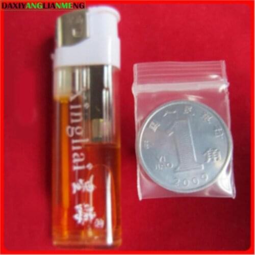 300pcs WxL: 2x2.8cm thickness 0.2mm PE Resealable clearly zipper lock PP/PE plastic packing packaging Package bags