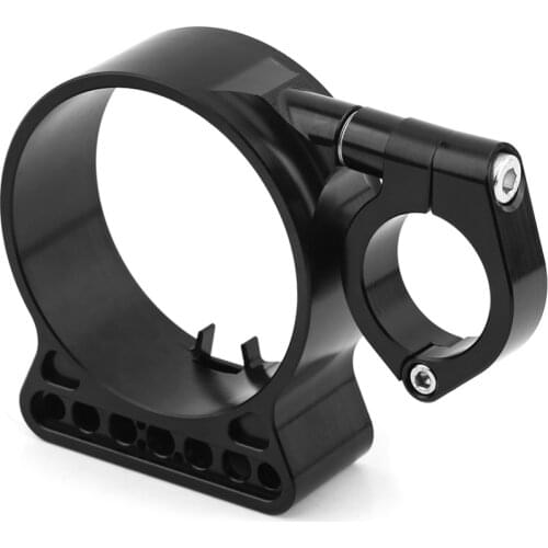 39mm/1.54'' CNC Aluminium Side Mount Speedometer Relocation Bracket Case For Harley Sportster Black / Silver