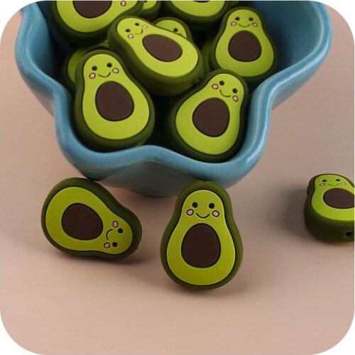 5Pcs Silicone Beads BPA Free Silicone Teether Toys For Jewelry Making Bulk DIY Baby Bracelet Teething Beads For Pacifier Chain