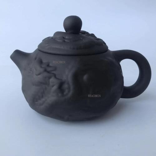 Promotion! Yixing Clay Teapot Ceramic 125ml Puer Oolong Tea Pot Small Capacity Tea Set Kung Fu Dragon Drinkware Free Shipping