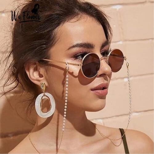 Fashion Eyeglasses Chain Imitation Pearl Beaded Chain for Women Necklace Bracelet Sunglasses Eyewear Retainer Mask Hanging Rope