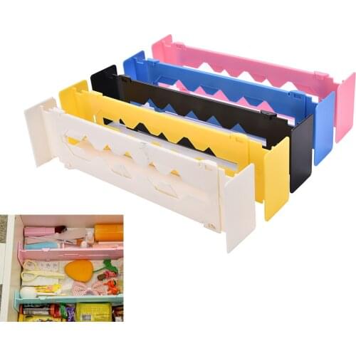 Diy Home OFFice Kitchen Retractable Adjustable Stretch Plastic Drawer Divider Organizer Storage Partition Board Multi-Purpose