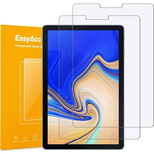 EasyAcc 2pcs Samsung Galaxy Tab S4 10.5 Screen Protector Tempered Glass Film for Samsung Galaxy Tab S4 10.5 SM-T380/T385