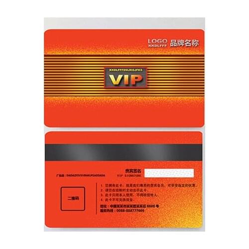 Eco-friendly Double Side Printed Custom Plastic PVC VIP Cards, PVC Business Card