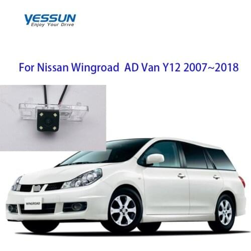 Yessun Auto Car Accessories Night Vision Car Rear View Reverse Backup Camera IP67 For Nissan Wingroad AD Van Y12 2007~2018