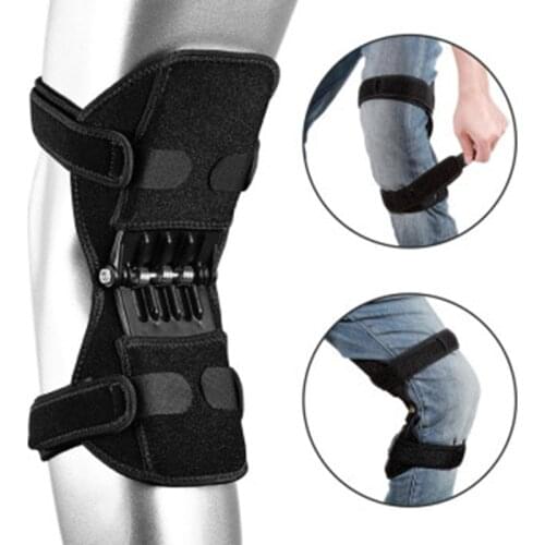 Knee Protector Joint Support Knee Pads Breathable Non-Slip Power Lift Knee Pads Rebound Spring Force Knee Booster Leg Protector
