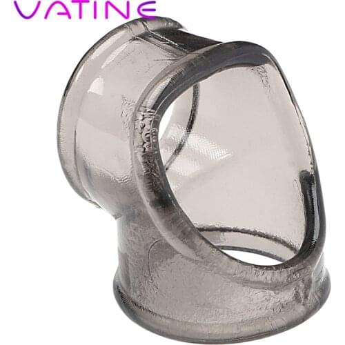 VATINE Penis Sleeve Penis Ring Scrotal Binding Ring Chastity Cage Delay Ejaculation Sex Toys for Men Male Cock Ring
