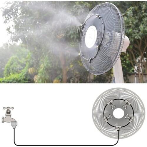 Garden Spray Portable Mist Fan Ring Water Mist Fog Sprayer Cooling Irrigation System Gardening Plant Watering Yard Garden Tools