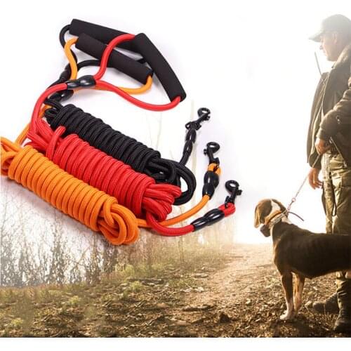 Pet Dog Leash small Large Puppy Dog Leash Recall Training Tracking Obedience Long Line Lead Mountain Climbing Rope 2m 3m 5m 10m