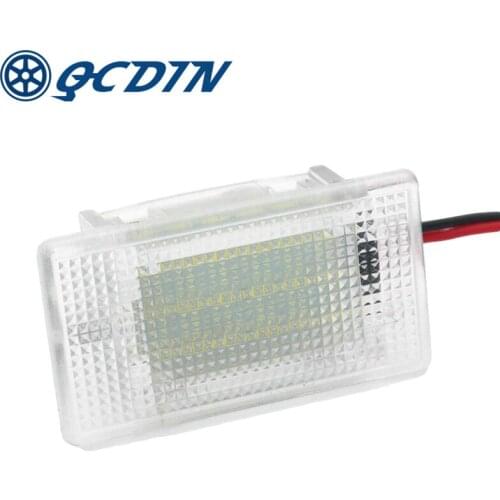 QCDIN 2Pcs Led License Number Plate Lamp For Ford Focus MK1 98～04 MK1 FACELIFT 02～05 Escort 90～99 Fiesta 89～ External Parts