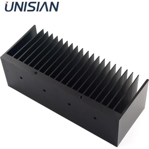 UNISIAN Aluminum Alloy Heatsink IC Heat Sink Electronic Chip Radiator Cooling cooler For TDA7293 LM3886 Amplifier 149.5*60*50mm