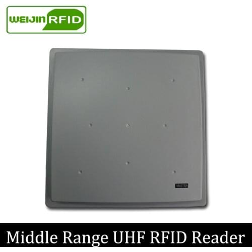 RFID reader UHF 915m 900 868mhz rfid control card sticker long range 9dbi antenna Ethernet/RS232/RS485/Wiegand Integrated Reader