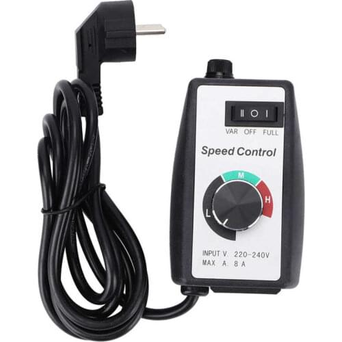 Universal Duct Fan Speed Controller Electronic Stepless Speed Controller Switch Governor for Motor Blower Duct Fan EU 230V