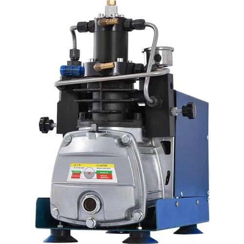 30Mpa High Pressure Air Pump Electric Mini Air Compressor Water Cooled Air Pump With Oil-water Separator 220V 1800W 2800r/min