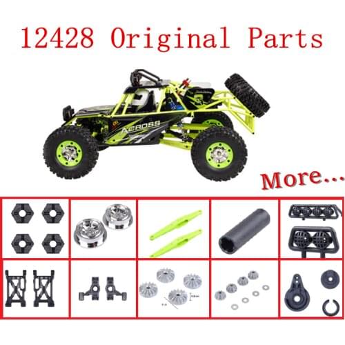 Wltoys 12428 1:12 High-speed Full Set of Upgraded Metal Fittings FY03 Rc Car Parts Brushless Motor 1/10 Tires