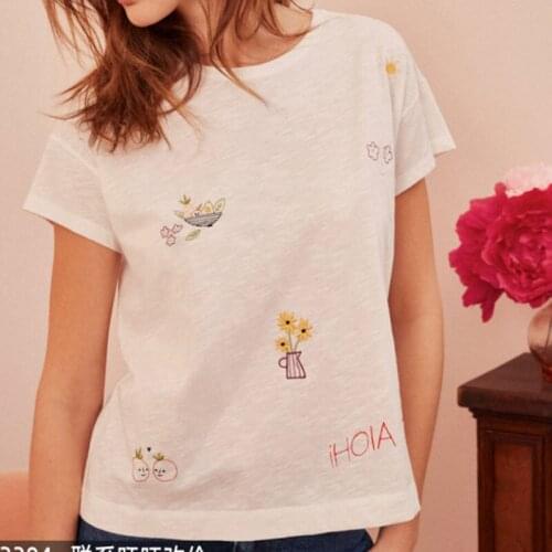 Женские однотонные футболки XIZOU China At AliExpress