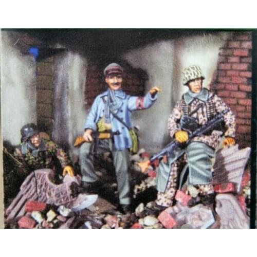 1/35 Resin Figure Model Kit Unassambled Unpainted//777(3 figures)