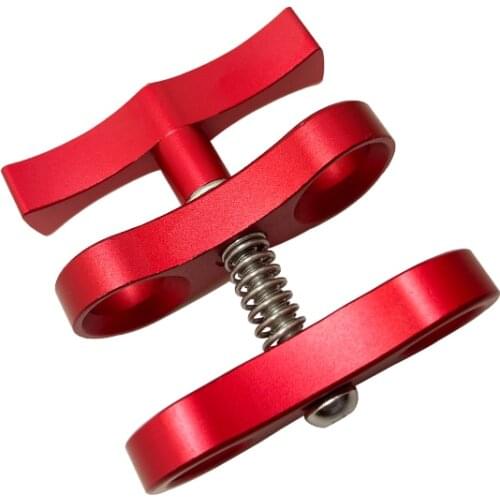 1'' Ball Clamp Connection Mount for Diving Housing Double Ball Arm Video Light Arm System Connector Clip and float arm