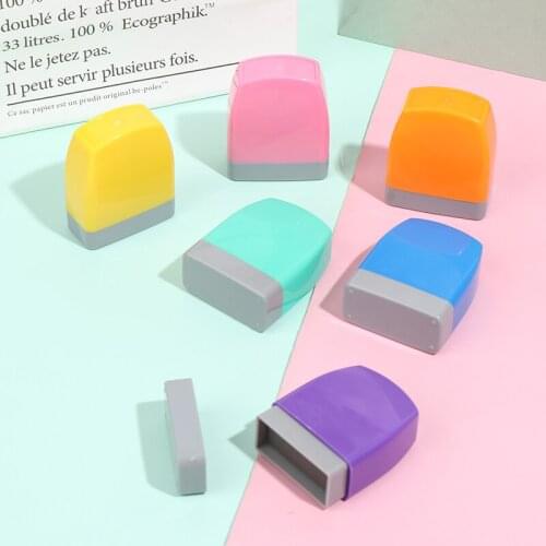 1 PC DIY Color Baby Name Stamp For Personal Children Name Student Clothes Chapter For Children Toy Name Seal Signet