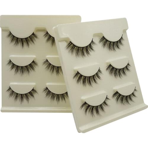 10 BOXES Wholesale Lashes Bulk Natural Long False Eyelashes Fluffy Wispy Faux 3d Mink Eyelashes Soft Thick Makeup Lashes in Bulk