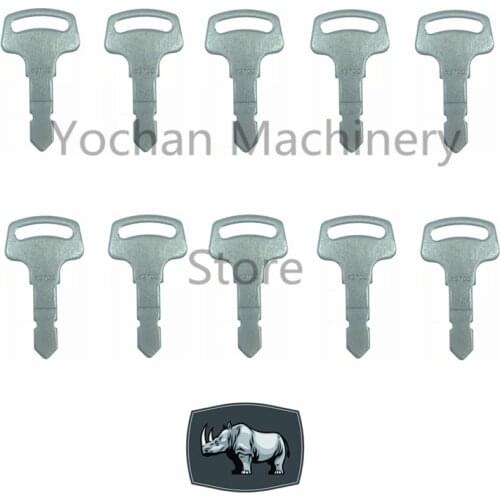 10 Pcs 63700 Tractor Replace Key For Case New Holland Kubota B Series 6C040-55432 15248-63700