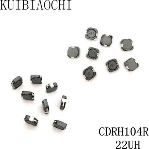 10pcs/LOT SMD Power Inductor CDRH104R 22UH 220 10*10*4mm shielded winding inductor