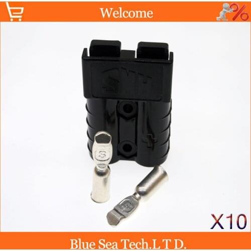 10 PCS New SMH SY50A 600V Charging battery plug,50A UPS Large current power connector for Forklift,electrocar etc.CSA,ROHS
