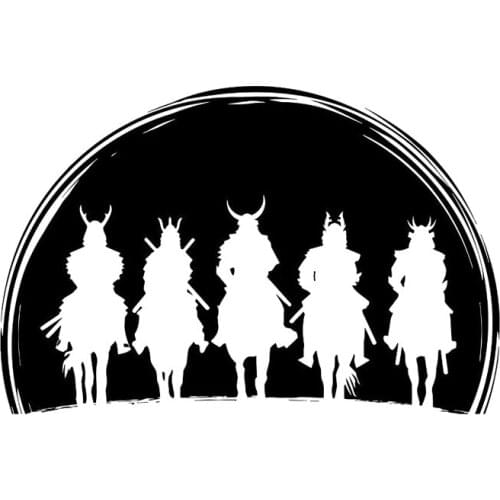 17cm*11.1cm Japan Sunset Riders Decor Vinyl Car-Styling Stickers Decals Black/Silver S3-6185