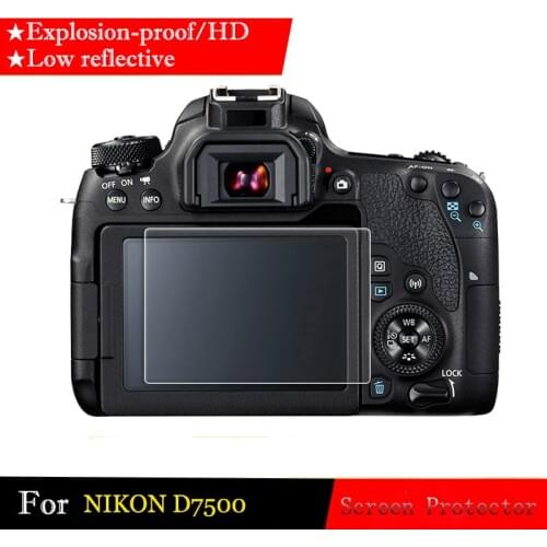 3PCS HD Screen Camera Tempered Glass Screen Protector For Nikon D7500 Camera Screen Toughened Glass Protective Film