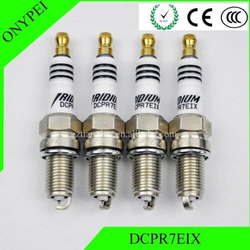 4PCS) Iridium Spark Plug DCPR7EIX 3144 For Harley Davidson Motorcycle DCPR7EIX-3144