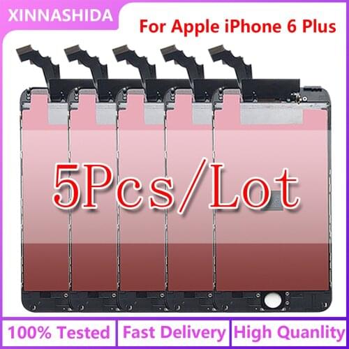 5PCS/LCD Display For Apple iPhone 6plus Display Touch Screen Digitizer Assembly Replacement Parts For iphone 6 Plus 6S plus