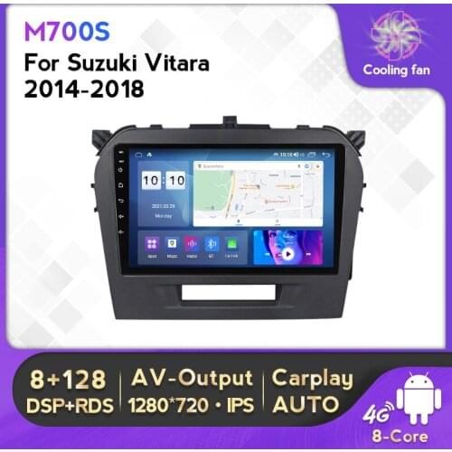 RDS DSP Android 11 6G+128G IPS Car Media Car Multimedia Player Car Audio For Suzuki Vitara 2014-2018 Multimedia Video Player