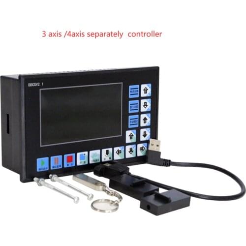 CNC 3 Axis 4Axis DDCSV2.1 off-line controller 500KHz off line control card for CNC Router Engraving Machine