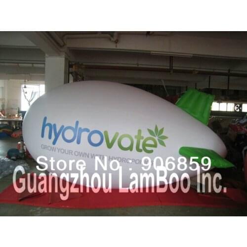 DHL Free Shipping NEW Design 4m/13ft Long Inflatable Advertising Zeppelin with Your logo/Inflatable Blimp Advertising Airship